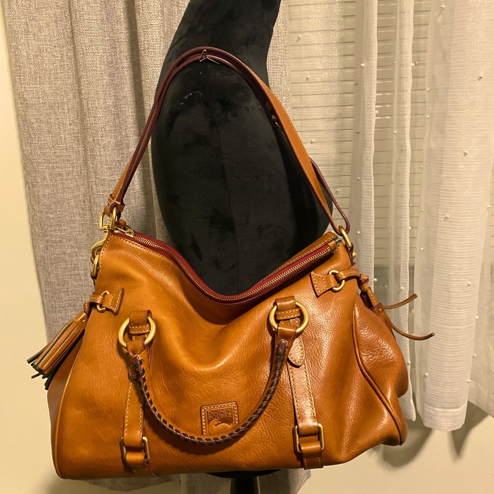 Authentic Dooney & Bourke Large Florentine Satchel